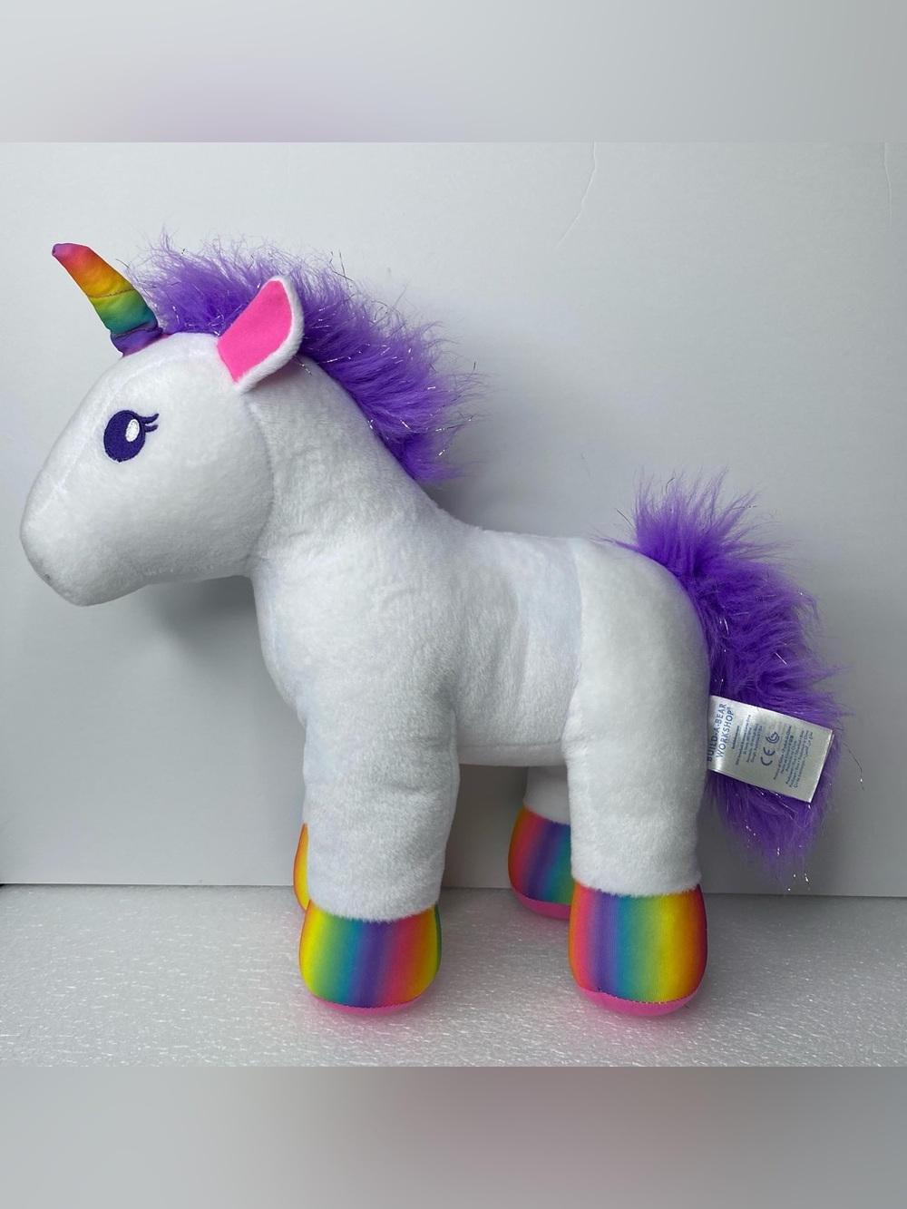 Build-A-Bear Workshop Color Craze Plush
Unicorn Purple Glitter Mane 16" Tall Toy